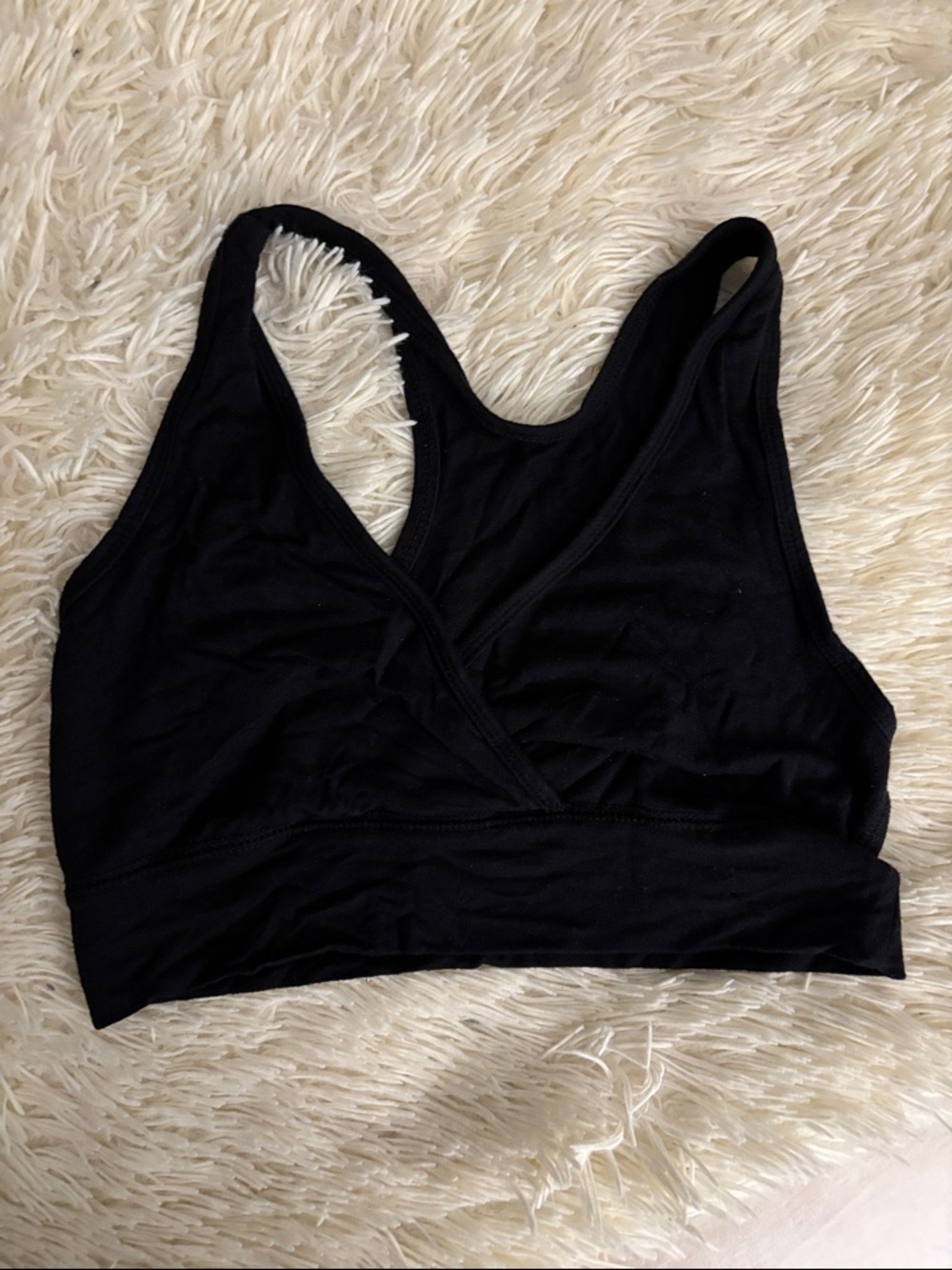 Kindred bravely Black Racerback Sleep & Lounge nursing bralette